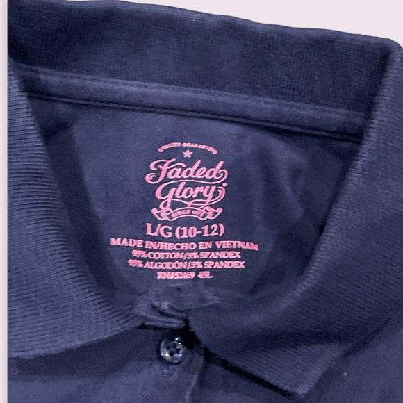 Faded glory girl’s top size L(10-12) - Picture 3 of 3